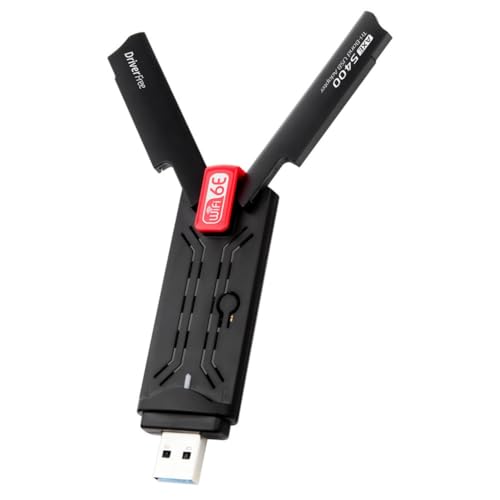 Adaptador AX5400 WiFi6E para streaming 4K y teletrabajo sin cortes en casa