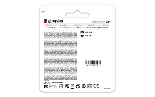 Kingston Canvas React Plus 128GB SD Card | SDXC UHS-II | 300R/260W U3 V90 | Full HD/4K/8K | SDR2/128GB