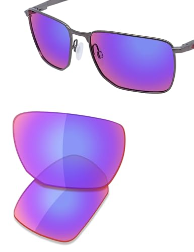Image of SAUCER Premium Replacement Lenses & Rubber Kits for Oakley Ejector OO4142 | UV400 Protection, Anti-Scratch, Precise Fit