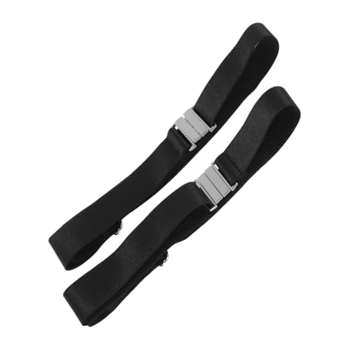 SHERCHPRY 2pcs Large Size for High Women Non-slip Sock Stay Belts Adjustable Sock Keeper Black Easy to Use