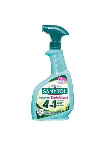 Nettoyant Ménager Désinfectant usages 4en1 Sanytol Le Spray De 500ml - vue 2