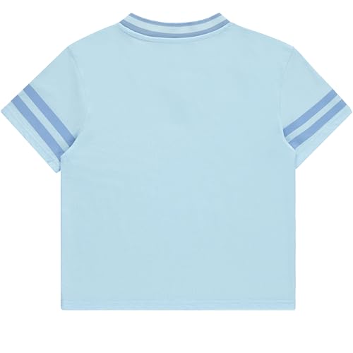 Disney Lilo and Stitch Girls Short Sleeve T-Shirt- Stitch Girls Volleyball Graphic V Neck Sizes 4-162