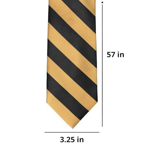 Image of tiemart Men's Striped Tie Standard Length