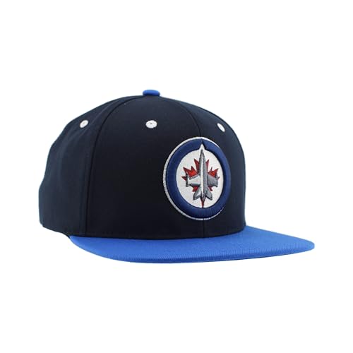Image of ZHATS NHL Unisex-Adult NHL Officially Licensed Adjustable Snapback Hat Flat Bill Z11 Icon Two Color