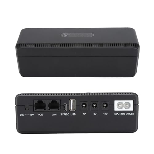Mini UPS 8800 mAh Alimentation sans Interruption Prise UE pour Routeur et Modem