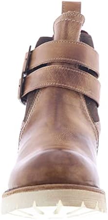 Bed|Stu Ginger Leather Platform Chelsea Ankle Boot (Tan Rustic, 8.5) | Image 4