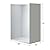 WOODBRIDGE 60 in. L x 32 in. W x 75 in. H Alcove Solid Surface Shower Combo Kits with Glue Up Shower Walls in Matte White and Curbless Shower Base with Reversible Drain in White