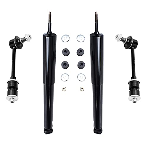Image of Detroit Axle - 6pc Struts Shocks Kit for 2003-2018 Toyota 4Runner FJ Cruiser Complete 2 Front Struts with Coil Spring Rear 2 Shock Absorbers 2 Sway Bars Replacement