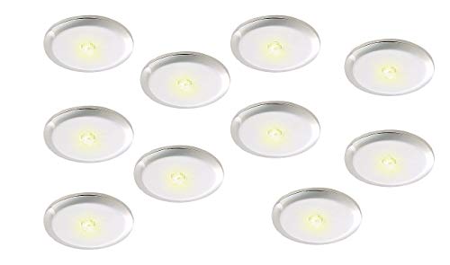 Preisvergleich Produktbild Lunartec Sternenhimmel Badewanne: 10-teiliger LED-Sternenhimmel mit Chromfassungen (Glasfaser Sternenhimmel)