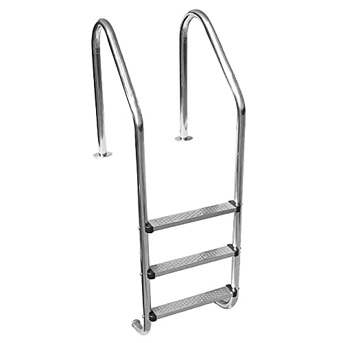 Barandal para piscina acero inoxidable 155 cm miniatura 1