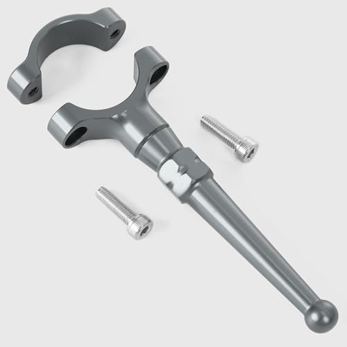 Image of WOOGA Motorcycle Stand Kickstand Extension Kit Foot Pedal Side Support universual for HO&N&DA for Ka&wa&sa&ki for Su&zu&ki most motorcyle foot support rod diameter 19mm-23mm (Titanium)