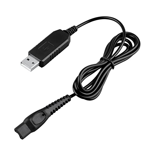 J-ZMQER 15v 4ft USB Power Charging Charger Cable Cord Lead Compatible with Philips Shaver QC5125 QC5130 QC5135 QT4019