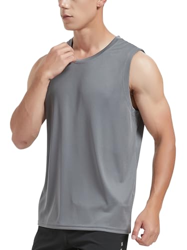 T-shirt sans manches pour le sport outdoor en taille 3XL gris