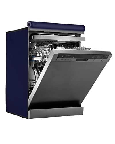 Image of Amazon Brand - Umi. Dishwasher Cover Suitable for IFB of 12, 13, 14, and 15 Place Setting (63X63X81CMS, Navy Blue)