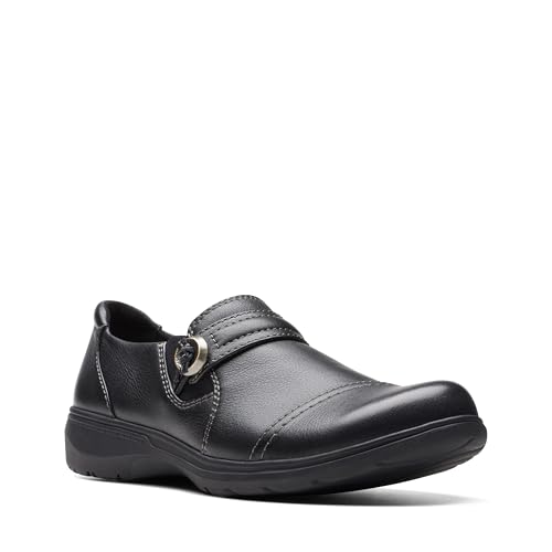 Clarks Clarks Black's Carleigh Pearl Loafer, Black Leather, 11 Medium US