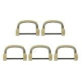 QUARKZMAN Anillas Tornillo En Grillete, 5 Piezas Anillas En Forma U Aleación Zinc De 1.18 Pulgadas Para Bolsos Manualidades De Cuero Llaveros, Bronce