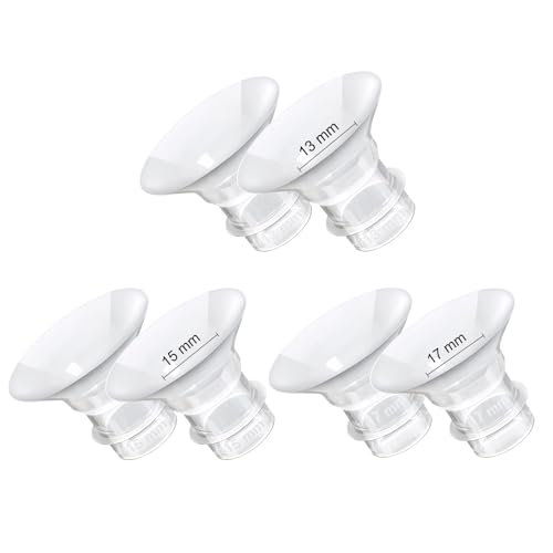 Image of Flange Inserts 13/15/17mm 6PCS Compatible with 24mm Breast Pump Flange/Shield, Momcozy S12 Pro/S9 Pro/S12/S9, TSRETE/MomMed/Kmaier Breast Pump Replacement Parts/Accessories