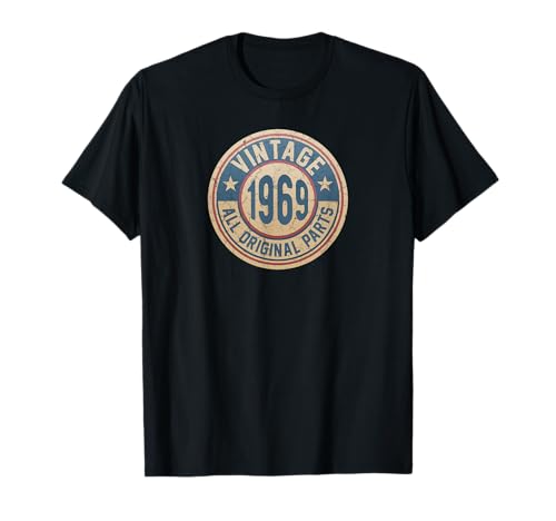 Vintage Born In 1969 Classic Original 56th Birthday T-Shirt