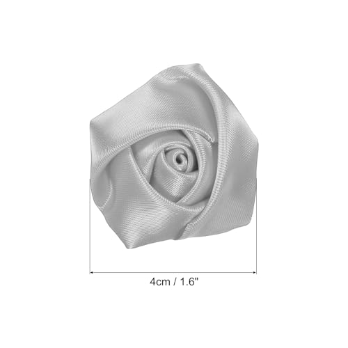 PATIKIL 1.6" Satin Ribbon Roses - Image 2