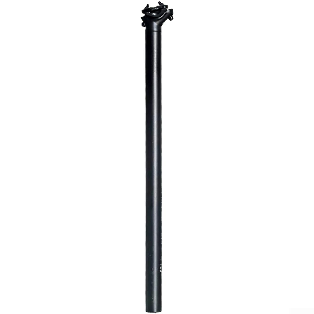 Sattelstütze aus Aluminiumlegierung, 31,8 x 580 mm, mit Doppelbolzen, Layback für Brompton-Klapprad, Schwarz Sport & Freizeit