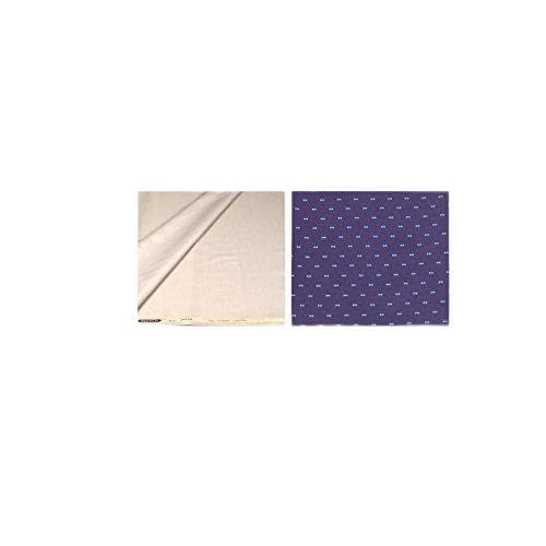 kundan sulz gwalior Men's Executive Pure Cotton Printed Shirt Piece & Fancy Beige Formal Trouser Fabric Combo Set ( 1 Pant and Shirt Piece for Men ) (1.20 & 1.60 Meters)-picture-36