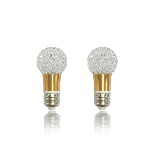 Brigligh 2 Pcs 5W E26 Decorative LED Bulb 3000K Warm Light (B013)
