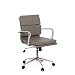 SKLUM Silla de Oficina con Ruedas Fhöt Piel - Acero Gris Topo - (Elige Color)