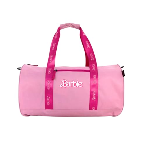 Barbie Bolsa Deporte, Bolso de Gimnasio, Bolsa de Equipaje Infantil, Accesorios Barbie, Regalo para Niñas y Adolescentes