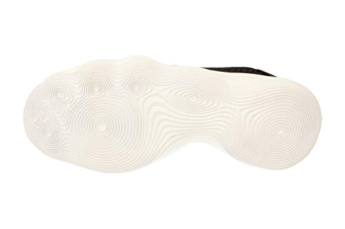 Nike Hyperdunk 2017 Low Mens Basketball Trainers 897663 Sneakers Shoes (UK 8 US 9 EU 42.5, Black Metallic Silver 001)