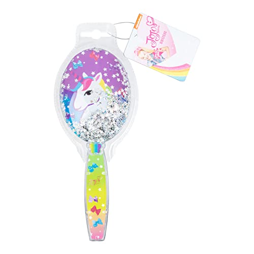 Jojo Siwa Unicorn Girls Confetti Hair Brush, Rainbow Color, Ages 3+