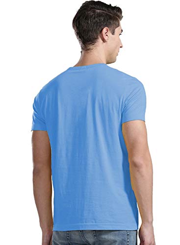 Image of ADRO Men's Cotton Solid Regular Fit T-Shirt