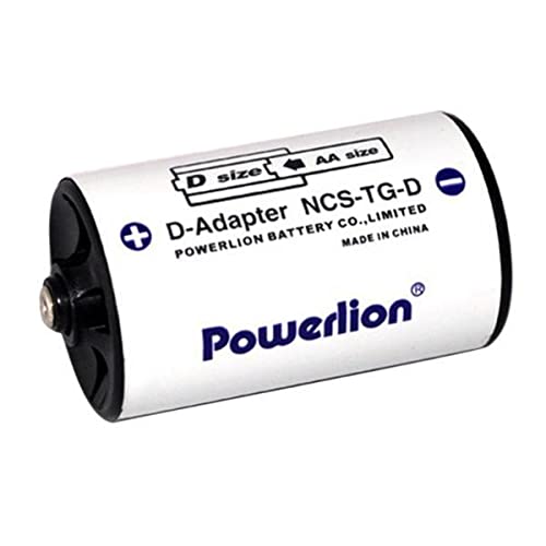 2x1 Packs Battery AA to D Size Adapter Converter Holder Switcher