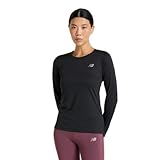[ニューバランス] WT51245 Core ランロングトスリーブTシャツ 長袖Tシャツ ランニング トレーニング (WT51245) レディース BK(ブラック)