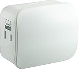 JASCO Z-Wave Plus Smart Dimmer Plug, 1 Polarized Outlet, Full Dimming, Repeater/Range Extender, Zwave Hub Required, Works with SmartThings Wink and Alexa, 28166 , White