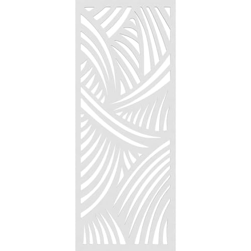 Image of 13 3 /8 inchW x 34 3 /8 inchH x 3 /8 inchT Chester Decorative Fretwork Wall Panels in Architectural Grade PVC