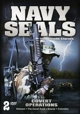 DVD Navy Seals the Untold Stories- Covert Operations (Vietnam and the Canal Zone) Rated: PG-13 | Format: DVD Book