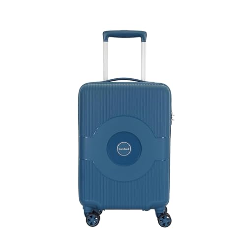 Image of American Tourister Kamiliant Set of 3 Small - 55 Cm, Medium - 68 Cm & Large - 79 Cm Polypropylene Hard 4 Wheeler Spinner Trolley Bag Luggage Trolley (Ocean Blue)
