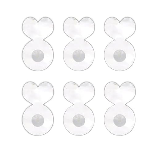 Reoyloep 6 piezas de acrílico grandes soportes multifuncionales para lóbulo de oreja, elegantes y ajustables, accesorio para orejas