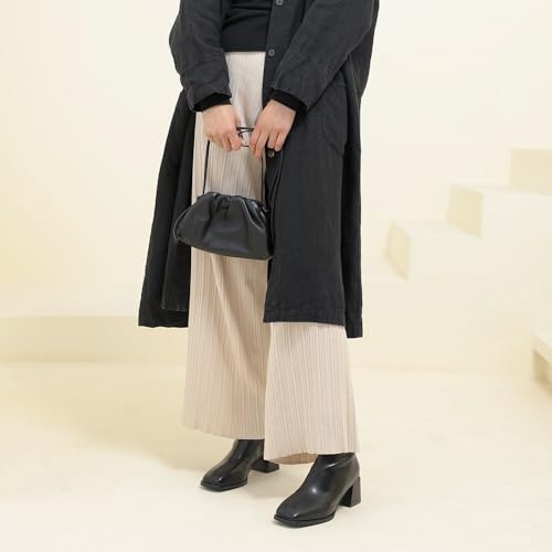 Minax ブーツ ショート レディース 太ヒール の商品画像 7