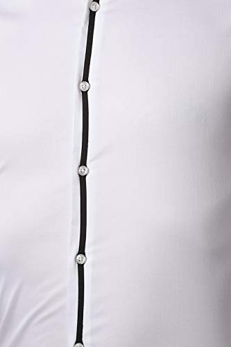 Image of Peter England Men's Solid Slim Fit Formal Shirt