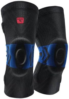 VolleyPro Elite Knee Brace - Support, Stability, Jumping Power, and Pain Relief for Volleyball, Basketball, Soccer, Tennis, and More (Medium)