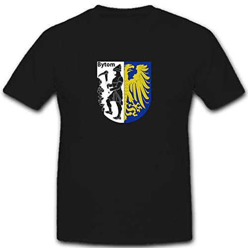 T-shirt Bergmann Gestein Hacke Bytom 3957 Noir XXX-Large Heraldisch Stadtwappens Blason Mineur
