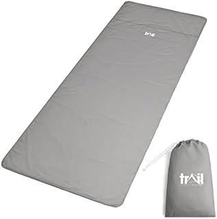 Trail Sleeping Bag Liner, Lightweight Portable Camping Travel Sheet (Single Fleece, Mummy and Envelope Camping Sleep Bag Liners)