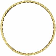 Ewatchparts 18K YELLOW GOLD ROTATING BEZEL COMPATIBLE WITH ROLEX SUBMARINER 16613, 16618, 16803
