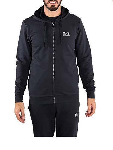 Sweat à capuche Emporio Armani Train Core pour homme en coton premium