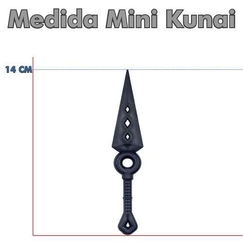 Kunai Mini Naruto Exclusiva Modo Barion Raposa Madara Minato Itachi Cm
