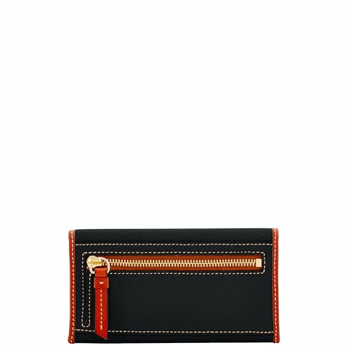 Dooney & Bourke Women's Continental Clutch in Pebble Grain Leather, Trifold Wallet with Multiple Card Holder4