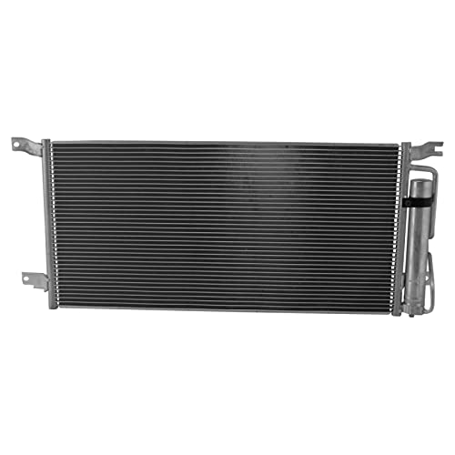 Image of TRQ A /C Condenser & Receiver Drier Assembly for 01-06 Buick Rendezvous 05-06 Terraza 01-05 Chevrolet Venture 05-06 Uplander 01-04 Oldsmobile Silhouette 01-06 Pontiac Aztek