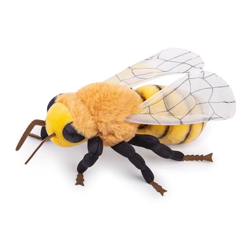 FRANKIEZHOU Realistic Bee Stuffed Animal-15in,Soft Honey Bee Plush Toy for Kids,Home Decor,Hugging Toy by FRANKIEZHOU - Used condition - US$23.84