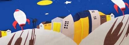 Image of Cotton King /Double Bed Bedsheet for Kids | All Around Elastic Bedsheet with 2 Pillow Covers | Rocket Print Bedsheet for Kids | 72 inchx78 inch Upto 6 Inches